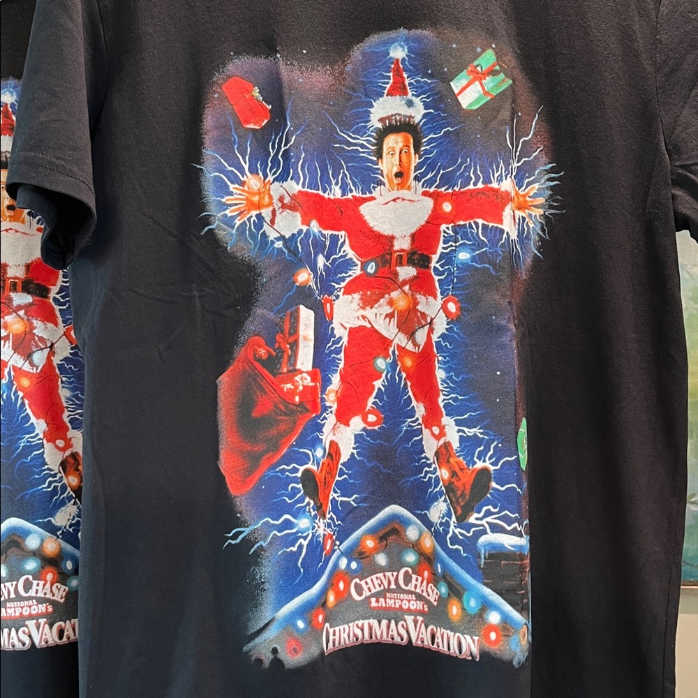 Set of 3 Unisex Christmas Pj bottoms & 3 Lampoon’s Christmas Vacation Tees. - Picture 7 of 12